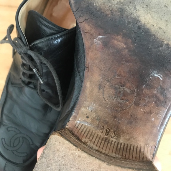 CHANEL Oxford shoes 39.5 - Picture 8 of 8